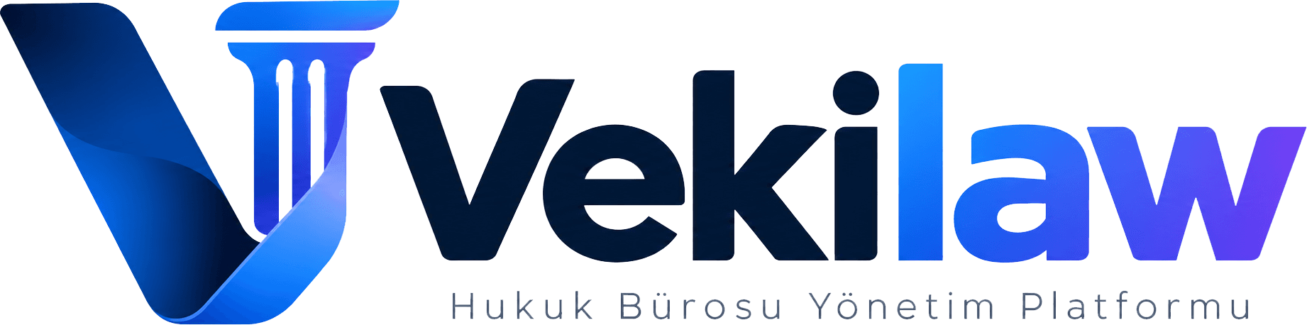 Vekilaw logosu: Hukuk Bilgi İletişim Sistemi